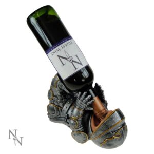 Medieval Armoured Knight Guzzler Wine Bottle Holder