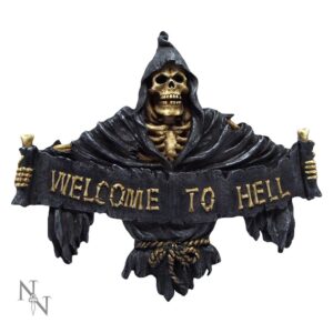 Welcome To Hell 25cm Sign