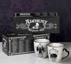 Saint & Sinner Double Sided Couple Mug Set