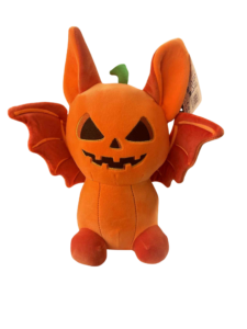 Orange Pumpkin Jack-O’Lantern Bat Plush