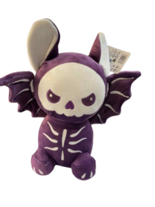 Purple Skeleton Bat Plush