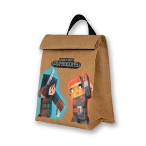 Minecraft Characters Insulated Folded Lunch Bag